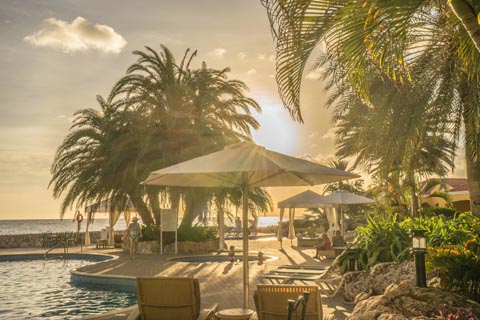 幸福な人生への神託の像